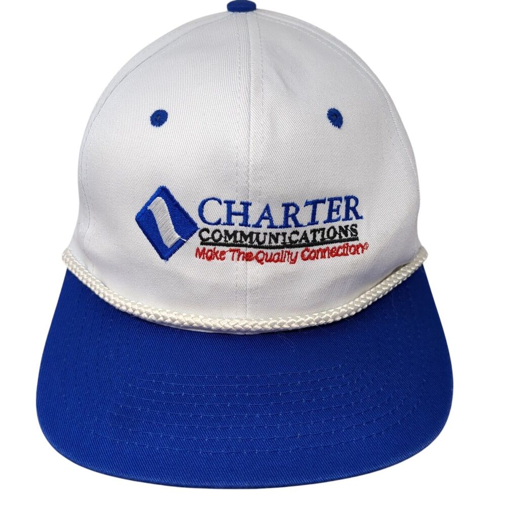Charter Communications Snapback Hat Multi OS Adjustable Embroidered Rope TC